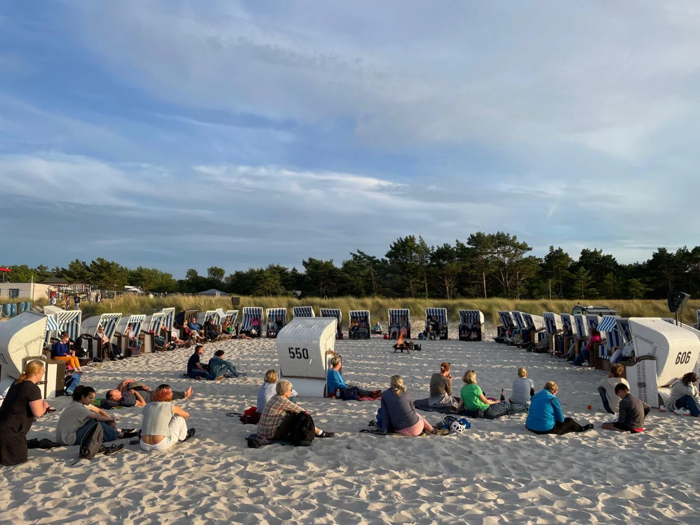 Strandkorblesung