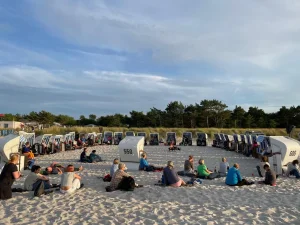 Strandkorblesung